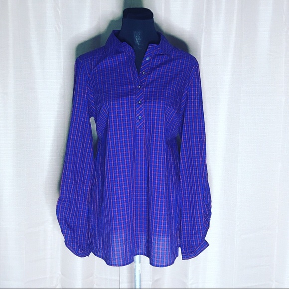 GAP Tops - GAP MATERNITY SOFT FALL PLAID LOUNGE TOP M #599